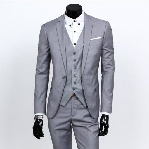 Jacket, Pants and Tie Suit for Men Coats, Suits & Blazers FASHION & STYLE Men Fashion & Accessories cb5feb1b7314637725a2e7: Black|Grey|Navy Blue|Red