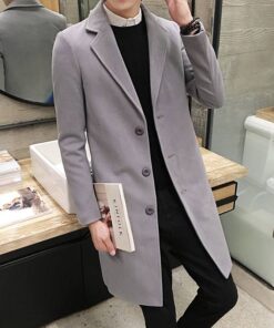 Men’s Classic Fall Coat Coats, Suits & Blazers FASHION & STYLE cb5feb1b7314637725a2e7: Black|Khaki|Light Grey|Navy Blue|Pink|Sapphire Blue 