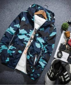 Stylish Demi-Season Camouflage Men’s Windbreaker Coats, Suits & Blazers FASHION & STYLE cb5feb1b7314637725a2e7: Blue|Gray|Green|Red 