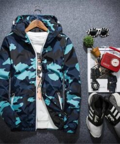 Stylish Demi-Season Camouflage Men’s Windbreaker Coats, Suits & Blazers FASHION & STYLE cb5feb1b7314637725a2e7: Blue|Gray|Green|Red 