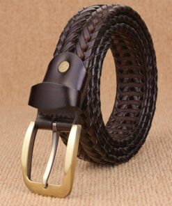 Braided Leather Men’s Belt FASHION & STYLE Men Fashion & Accessories cb5feb1b7314637725a2e7: 01|02|03 