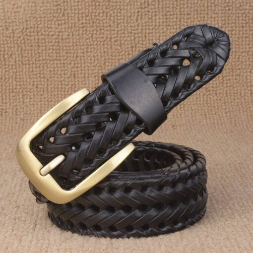 Braided Leather Men’s Belt FASHION & STYLE Men Fashion & Accessories cb5feb1b7314637725a2e7: 01|02|03