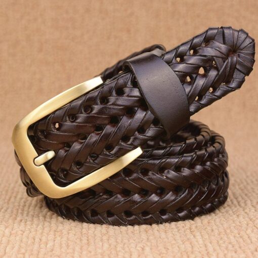 Braided Leather Men’s Belt FASHION & STYLE Men Fashion & Accessories cb5feb1b7314637725a2e7: 01|02|03