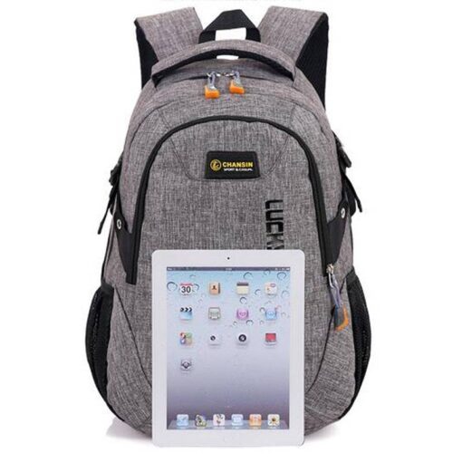 Teenager’s Linen School Backpack Children & Baby Fashion FASHION & STYLE Hand Bags & Wallets Luggages & Trolleys SHOES, HATS & BAGS cb5feb1b7314637725a2e7: Black|Blue|Gray|Pink|Red|Sky Blue