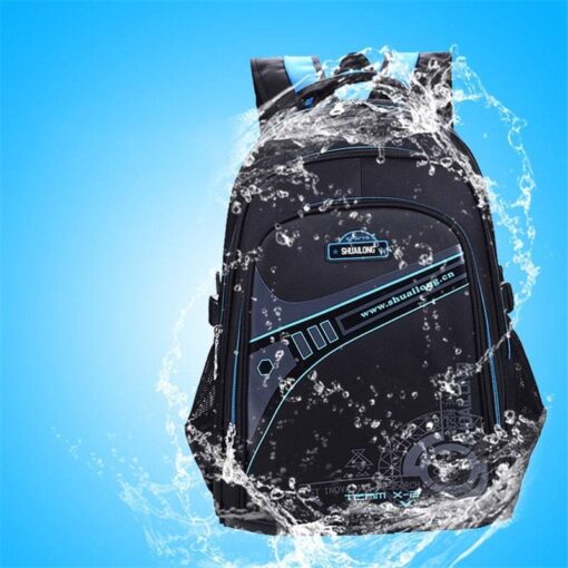 School Waterproof Bag for Boys Children & Baby Fashion FASHION & STYLE Luggages & Trolleys SHOES, HATS & BAGS cb5feb1b7314637725a2e7: Black L|Black S|Navy Blue L|Navy Blue S|Pink L|Pink S|Sky Blue L|Sky Blue S