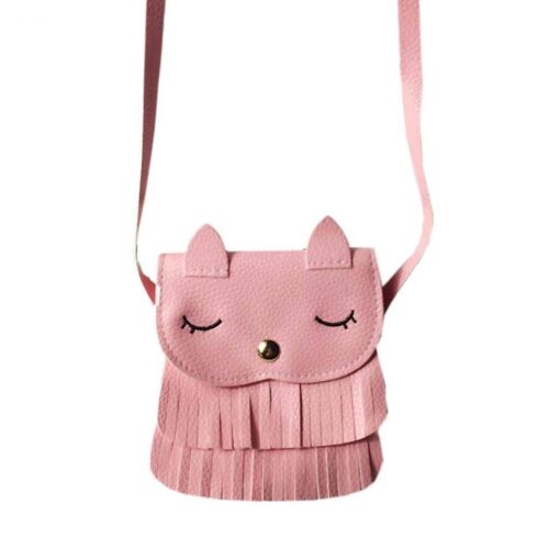 Girl’s Cat Shaped Tassel Crossbody Bag Children & Baby Fashion FASHION & STYLE Luggages & Trolleys SHOES, HATS & BAGS cb5feb1b7314637725a2e7: Brown|Gray|Orange|Pink