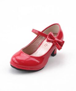 Kid’s Heelled Shoes with Bow Children & Baby Fashion FASHION & STYLE cb5feb1b7314637725a2e7: Black|Pink|Red 