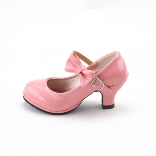 Kid’s Heelled Shoes with Bow Children & Baby Fashion FASHION & STYLE cb5feb1b7314637725a2e7: Black|Pink|Red