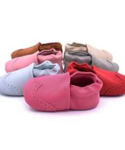 Baby Autumn Nubuck Leather Shoes Children & Baby Fashion FASHION & STYLE cb5feb1b7314637725a2e7: Beige|Blue|Brown|Gray|Pink|Red|Rose Red 