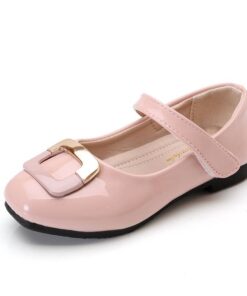 Casual Girl’s Leather Shoes Children & Baby Fashion FASHION & STYLE cb5feb1b7314637725a2e7: Black|Pink|Red|White 