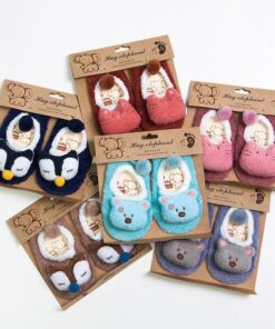 Funny Animals Warm Fluffy Baby Socks Children & Baby Fashion FASHION & STYLE cb5feb1b7314637725a2e7: Blue|Brown|Deep Pink|Lake Blue|Maroon|Navy 