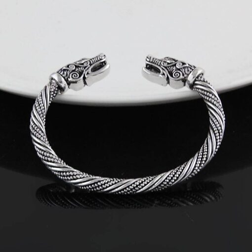 Men’s Dragon Shaped Metal Bracelet JEWELRY & ORNAMENTS Men's Jewelry 8d255f28538fbae46aeae7: Gold Plated|Silver Plated