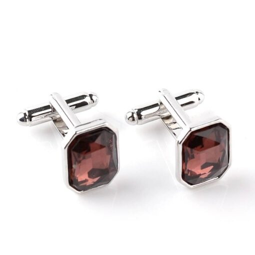 Men’s Square Crystal Cufflinks JEWELRY & ORNAMENTS Men's Jewelry cb5feb1b7314637725a2e7: Blue|Dark Blue|Pink|Purple