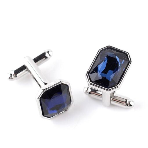 Men’s Square Crystal Cufflinks JEWELRY & ORNAMENTS Men's Jewelry cb5feb1b7314637725a2e7: Blue|Dark Blue|Pink|Purple