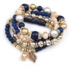 Fashion Multilayer Crystal Beaded Bracelets Bracelets & Bangles JEWELRY & ORNAMENTS cb5feb1b7314637725a2e7: Black|Blue|Brown|Pink|White