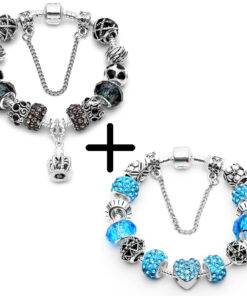 Fashion Sparkling Crystal Women’s Charm Bracelets Set Bracelets & Bangles JEWELRY & ORNAMENTS cb5feb1b7314637725a2e7: Blue + Blue|Gray + Blue|Gray + Gray|Gray + Orange|Gray + Pink|Gray + White|Orange + Orange|Orange + White|Pink + Blue|Pink + Gray|Pink + Pink|Pink + White|Purple + Blue|Purple + Purple|White + Gray|White + Orange|White + Pink|White + White|White Blue 